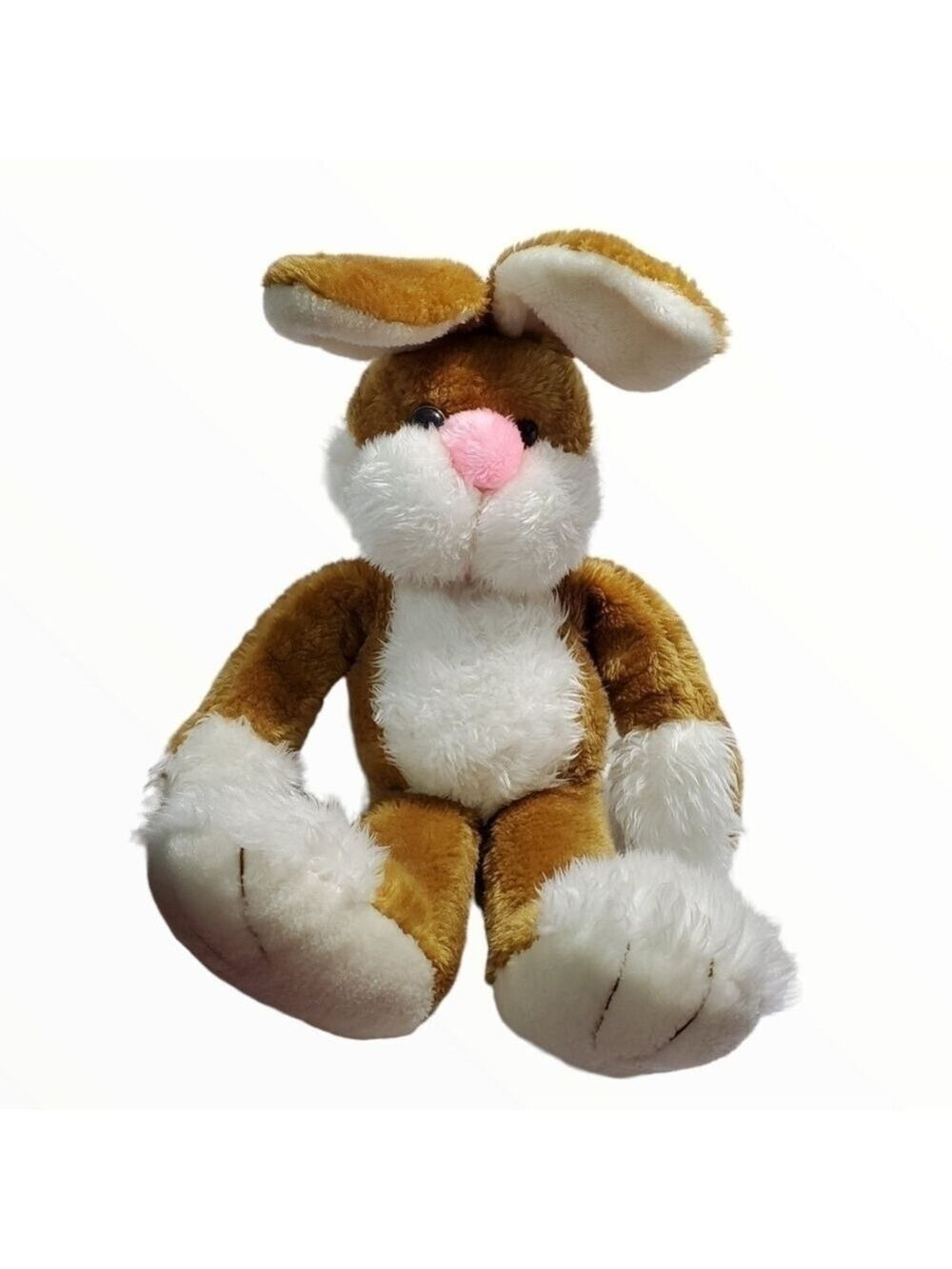Large Vtg Easter Plush Brown Bunny Rabbit 1980 MTY International Rare HTF